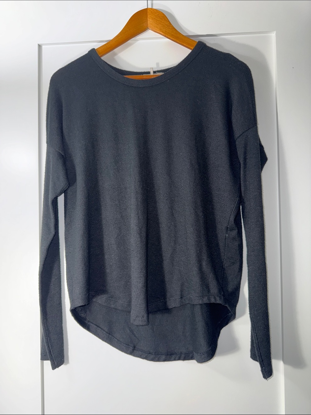 rag & bone Black Long-Sleeve Crewneck Sweatshirt Sz Small